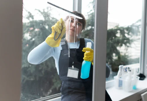 Nettoyage de vitres intérieures et extérieures à Goudon
